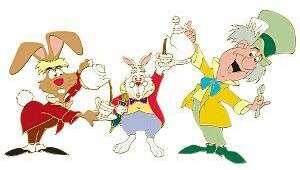 Alice In Wonderland - The March Hare, The White Rabbit, And The Mad Hatter