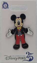Celebrating 25 Years of Disney Pin Trading - Mickey Mouse Pin Trader Plush - MLT
