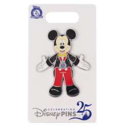 'Celebrating 25 Years of Disney Pin Trading - Mickey Mouse Pin Trader Plush - MLT'