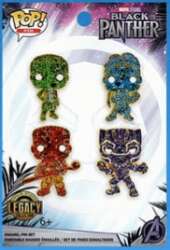 Black Panther Funko POP! Glitter 4-Pin Set