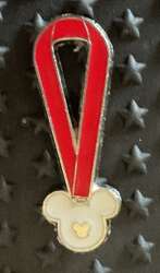 47640 - WDW Hidden Mickey Series 2010: Mickey Lanyard Collection - Red Lanyard (4 of 5) - Walt Disney World alternate image