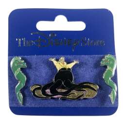 Ursula, Flotsam and Jetsam Three Pin Set