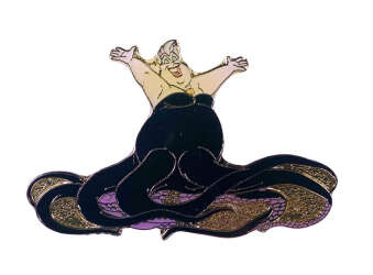 Click to view the Ursula, Flotsam and Jetsam Three Pin Set - URSULA ONLY details