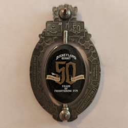 The Haunted Mansion 50th Anniversary Event - Oval Plaque Spinner Pins — Bride Completer ONLY - DLR