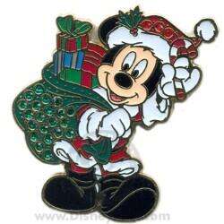 'Christmas 2008 - Mickey Santa Claus with Sack of Presents (Jeweled) - MLT'