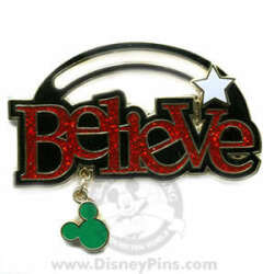 'Christmas 2007 - Believe Shooting Star (Dangle/Slider/Sparkle) - MLT'