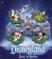 Holiday Pin Collection Booster Set - Sleeping Beauty Castle