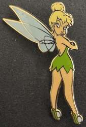 Tinker Bell with crossed arms looking over her shoulder