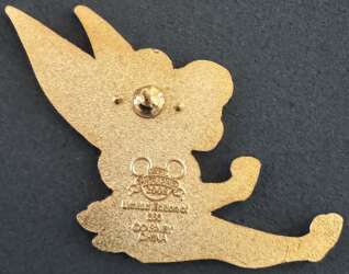 'Tinker Bell - Tinker bell sitting with her hands on hip looking over her shoulder, glitter wings'