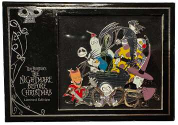 103194 - 2005 Halloweentown Wishing Well Collection - The Nightmare Before Christmas - Jumbo Character Group - Disneyland Resort alternate image