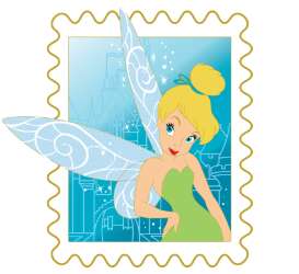 Tinker Bell at Sleeping Beauty's Castle