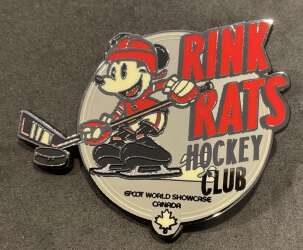 Click to view the Mickey Mouse playing hockey “Rink Rats Hockey Club” details