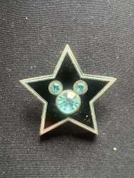 Click to view the Black Star with Blue Jeweled Mickey Icon details