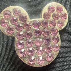 Pink Jeweled Mickey Icon