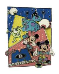 Mickey, Minnie, Mike and Sulley
