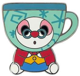 Click to view the White Rabbit with Teal Tea Cup Hat details