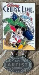 Mickey on the Beach Dangle November 2002