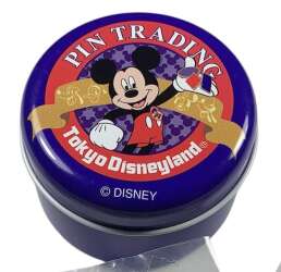 103528 - Pin Trading Tin - 3 Pin Set - Sorcerer Mickey Hat, Mickey Pants and Donald Duck - Tokyo Disneyland Resort alternate image
