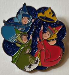 Three Good Fairies - Merryweather, Flora, and Fauna