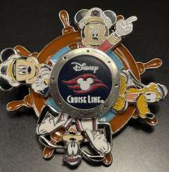 'Unknown Series - Disney Cruise Captains Wheel - Mickey and Friends - DCL'