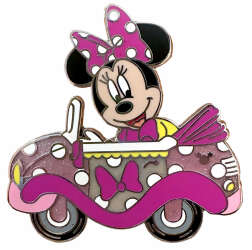 'Car - Mystery Tin Collection - Minnie Mouse in a Pink Car - HKDL'