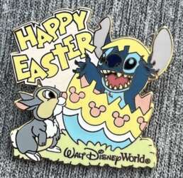 'Easter 2004 - Happy Easter - Stitch &amp; Thumper - WDW'
