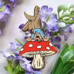 'Fantasy Pin Series: onlyhappythings - Roo Autumn mushroom fall - FSY'