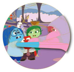 Inside Out 2 - Sadness, Fear, Disgust, Anger and Embarrassment