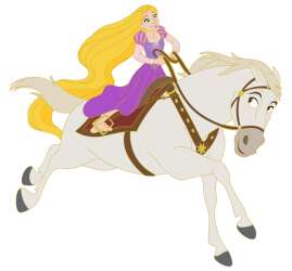 Rapunzel and Maximus