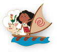Moana, Hei Hei and Pua