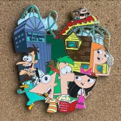 'Fantasy Pin Series: Pincess Productions - Phineas & Ferb - Entering the Tri-State Area - FSY'