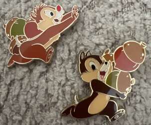 Chip and Dale - Running with Acorns - Game Prize