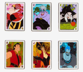 'Disney Villains Playing Cards Blind Box - Complete Set of 6 - LFLY'
