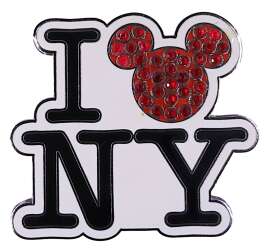 Jeweled I Heart (Mickey) New York