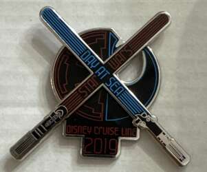 Resistance and New Order Split Symbol Under Crossed Lightsabers