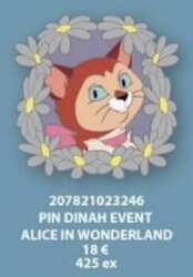 Alice in Wonderland Pin Trading Event 2024 - Dinah - DLP