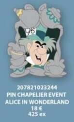 Alice in Wonderland Pin Trading Event 2024 - The Mad Hatter - DLP