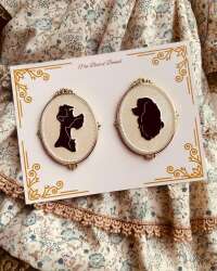 Click to view the Lady and The Tramp - Shadows of Love Silhouettes [PinBoardBound Fantasy] details