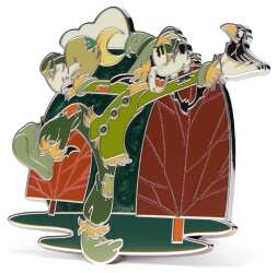 104658 - Mickey Mouse Family Halloween Collection - Scarecrow Goofy with Bird alternate image