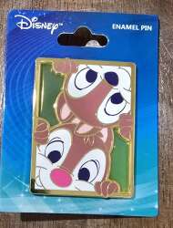 104719 - BoxLunch - Disney - Chip & Dale Stained Glass Portrait - Disney Licensed alternate image