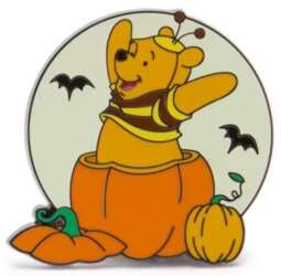 'Costumed Winnie the Pooh &amp; Friends Halloween Pumpkin Set — Pooh Bear as Bee ONLY - MLT'