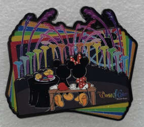 'FiGPiN - World of Color Dessert Party 2025 - DCA - World of Color “Happiness” - Glitter - DLR'