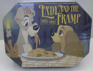 104863 - Lady and the Tramp 40th Anniversary Commemorative Tin - Si and Am - Disney Store US alternate image