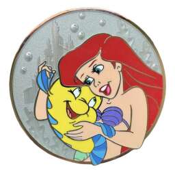 'Disney Pins Blog (DPB): Princess &amp; Friends - Ariel &amp; Flounder - The Little Mermaid - DLIC'