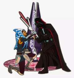 Ahsoka and Darth Vader