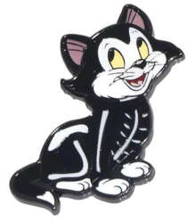 'Hot Topic - Disney Animals Halloween Blind Box - Figaro in Skeleton Costume - LFLY'