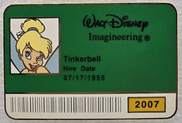 Click to view the Tinker Bell - ID Badge 2007 - Pirate’s ERROR details