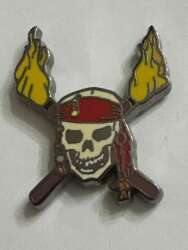 2 Pin Set - Skull Logo (Only)