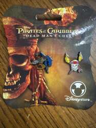 Davy Jones And Skull Logo 2 Pin Set