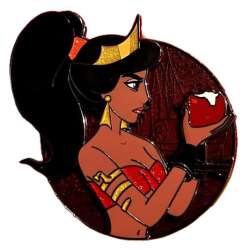 Jasmine in red outfit